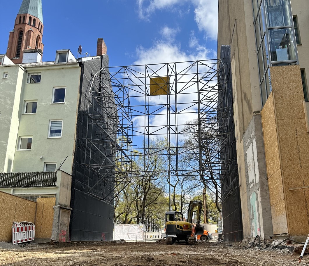 Johannisplatz – Baufortschritt April 2023