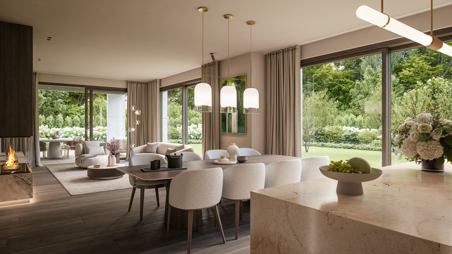 Thomas-Mann-Allee – Visualisierung Luxuswohnprojekt Herzogpark München