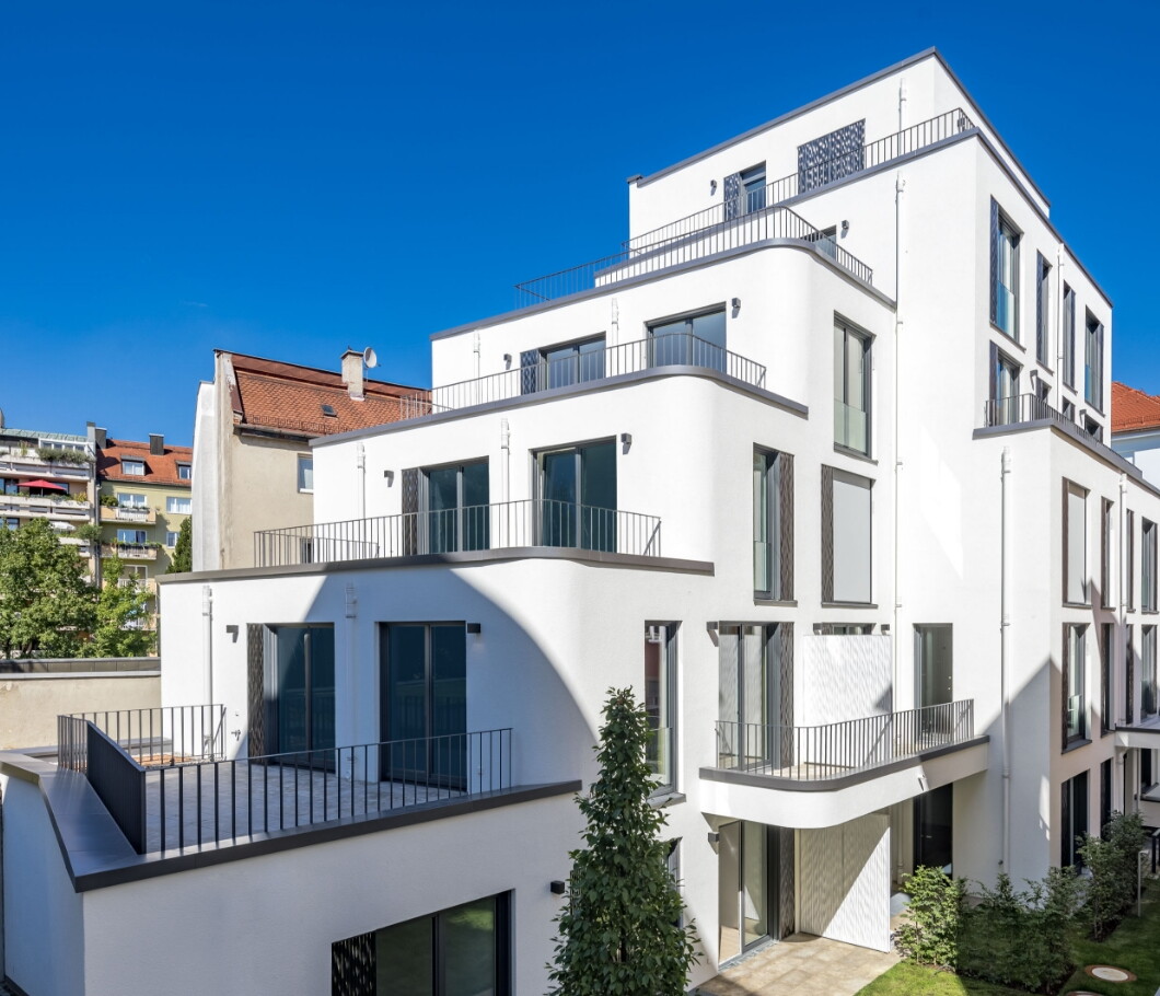 Detailansicht Luxusimmobilien München bei Tag