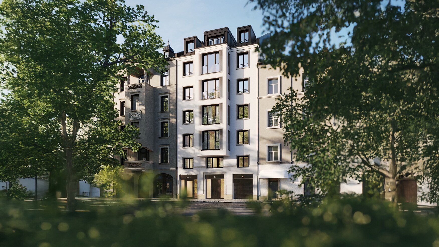 Johannisplatz – Fassade Neubauprojekt Haidhausen München