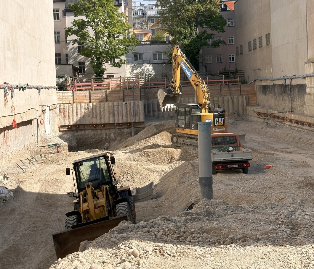 MAX HÖFE – Baustellenfortschritt September 2023