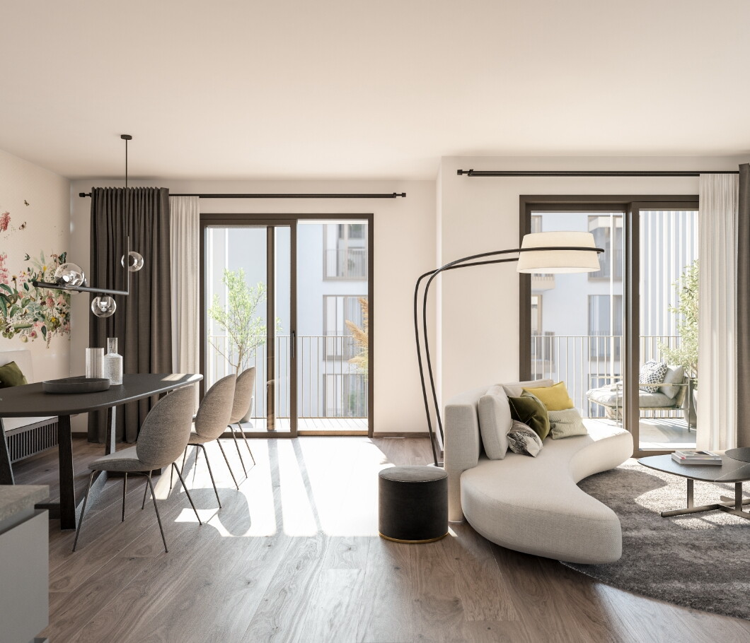 MAX HÖFE – Wohnungsinterieur mit hochwertiger Ausstattung