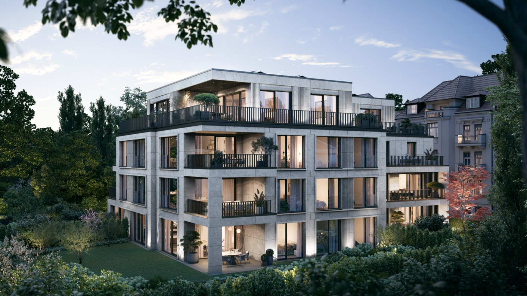 Thomas-Mann-Allee – Architektur-Visualisierung an der Isar