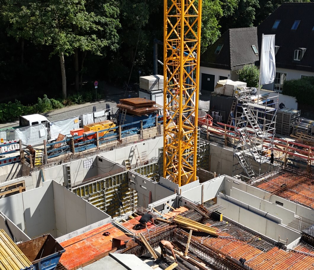 Haus Königswiese – Baufortschritt Juli 2024