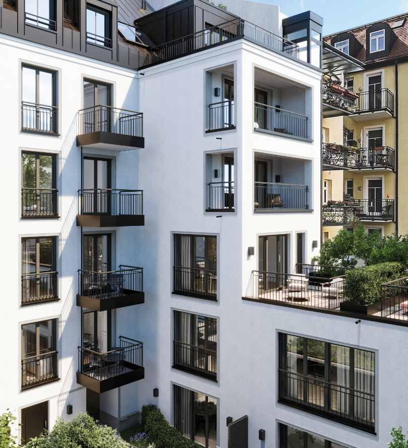Johannisplatz – Gebäudeansicht Ensemble Haidhausen