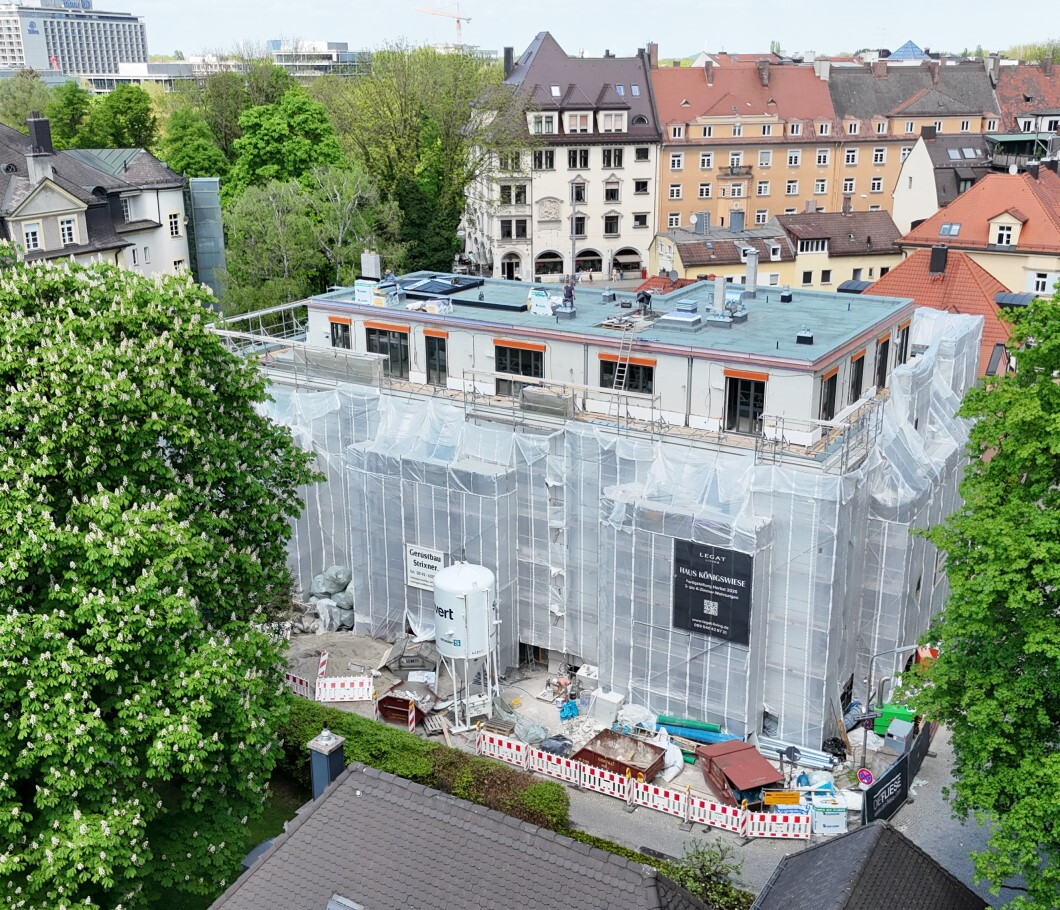 Haus Königswiese – Baufortschritt Mai 2025